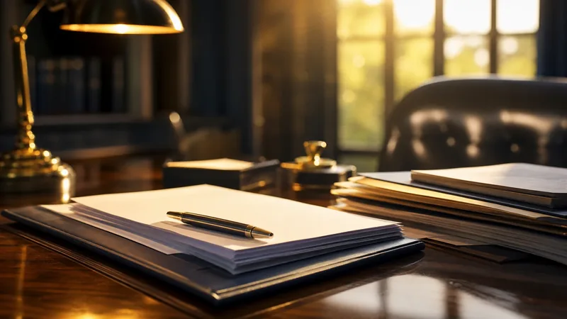 Business formation paperwork on a desk, Delaware Corporate Franchise Tax
